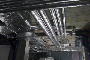 Office building heating system