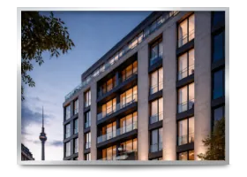 Hotel construction Berlin exterior view